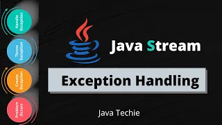 Java 8 Streams Exception Handling Mechanism lambda JavaTechie
