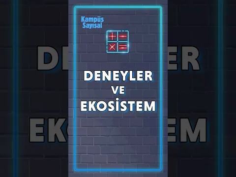 Deneyler ve Ekosistem Konusu 👉🏻
