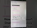 Download Lagu How to use Microsoft OneNote to organize your weekly to-do lists #onenote