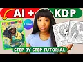 Create a Kids KDP COLORING BOOK to sell using CANVA AI Step by Step Tutorial