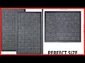 HOMWE Front Door Mats 2 Pc Set 29 5 x 17 All Weather Entry and Back Yard Door Mat
