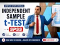 Independent-Samples t-Test in SPSS Step-by-Step Analysis Interpretation