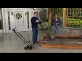 Sun Joe 12 Electric Garden Tiller and Cultivator w 8-Amp Motor on QVC