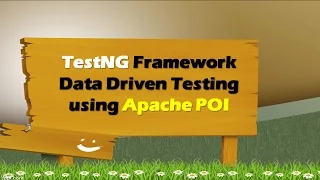 TestNG Framework - Data Driven Testing using Apache POI