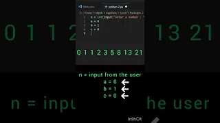 Fibonacci Series with python