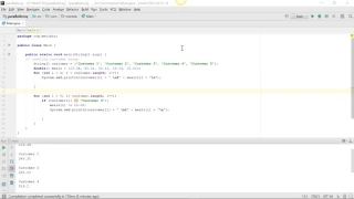 Java Parallel Arrays Sample