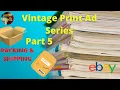 Selling Print Ads For Profit on eBay - Part 5