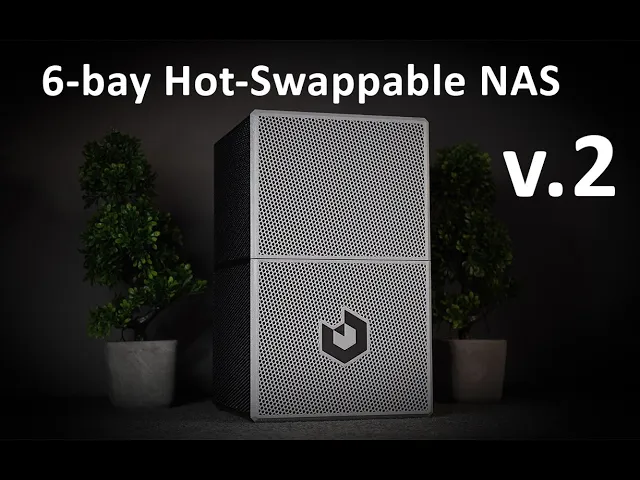 NAS CASE 6-bay (+3 SSD) incl. STEP files. video thumbnail