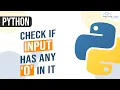 Python Program to Input an integer Check if any 0 in It Check if input has any 0 in It In Python