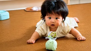 Baby’s adorable TUMMY time adventure 🥰🥰