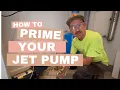 Lagu Jet pump problems?? WATCH how to prime and troubleshoot your water pump