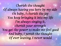 Madonna - Cherish (Lyrics)