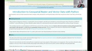 Geospatial Raster Vector Data with Python