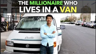 the millionaire who lives in a van