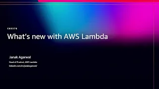 AWS re Invent 2025 - What s new with AWS Lambda CNS376