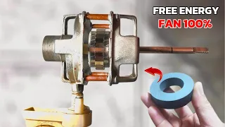 Self Running Free Energy Fan Device 100 From Magnet How To Make At Home 