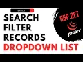 search dropdown list asp net using jquery ajax