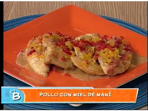Pollo con miel de maní