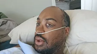 "When your homie comes to visit you in the hospital after surgery"....Feat./@trarags 