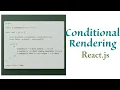 Conditional Rendering in React js Next js