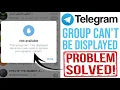this channel cannot be displayed telegram telegram sensitive content settings