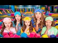 We had a SECRET SLEEPOVER at URBAN AIR TRAMPOLINE PARK
