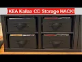 IKEA Kallax CD Storage Hack