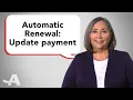 AARP Automatic Renewal How to Update Your Payment