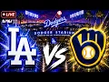 Los Angeles Dodgers vs Milwaukee Brewers MLB Live Stream Live Scoreboard 26