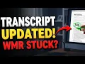 Transcript Updated But WMR Didn t Friday IRS Update Explained