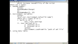 Data Driven framework in QTP part 1