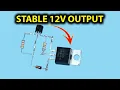 DIY 12V Voltage Regulator Stable 12V From 14V 48V Using MOSFET