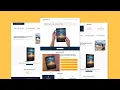 Responsive Book Website with HTML CSS and JavaScript Step By Step