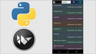 How to make complete Notepad app using Python Kivy full source code assets