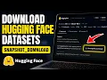 How to download datasets from Hugging Face with snapshot - download