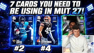 7 CARDS YOU NEED TO BE USING IN MADDEN 27 ULTIMATE TEAM
