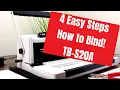 How to use TruBind s Manual Coil Binding Machine with Electric Inserter - TB-S20A