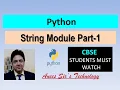 Python String Module Part-1 Easily Explained