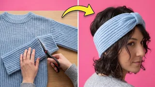 Sewing Hacks That Turn Old Clothes into Something COOL by 5-Minute Crafts Play!