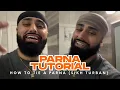 PARNA TUTORIAL - HOW TO TIE A PARNA SIKH TURBAN FOR BEGINNERS