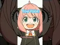 Lagu #anime #spyxfamily #japanese #voice acting Anya forger famous lines | Voice Acting challenge