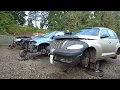 4K Walk Through Junkyard With Hundreds of Damaged Cars Pick n Pull in Lynnwood WA Washington USA