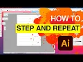 How to use STEP AND REPEAT to create an Avery label sheet 5160 in Adobe Illustrator IRL 2024