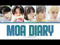 TXT 'MOA Diary (Dubaddu Wari Wari)' (Color Coded Lyrics) | ShadowByYoongi