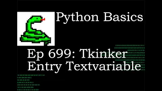 Python Basics Tutorial Calculator Tkinter Entry Textvariable Argument
