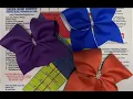 Make Stiff Cheer Bows By Double Layering Your Ribbon