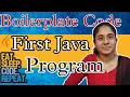 First Java Program Structure of Java Program Boilerplate Code Hello program for beginners