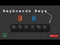Crafting an Elegant Keyboards Keys Button with HTML and CSS
