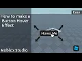 How to make Button Hover Effect in Roblox Studio Tutorial 2025