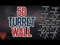 50 Turret Wall Small Tribes PVP Ep 8 - Ark Survival Evolved